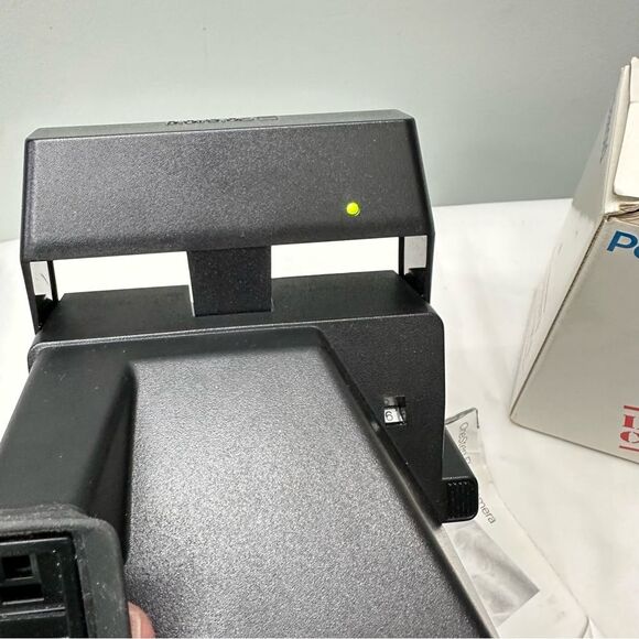 vintage Polaroid Spirit 600 light management system grey silver instant camera - Picture 5 of 6